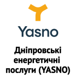 1 Оплата коммунальных услуг Днепропетроская обл. Yasno. Днепровские энергетические услуги